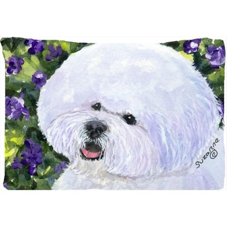 Jensendistributionservices 20.5 x 30 in. Bichon Frise Moisture Wicking Fabric Standard Pillowcase MI228186